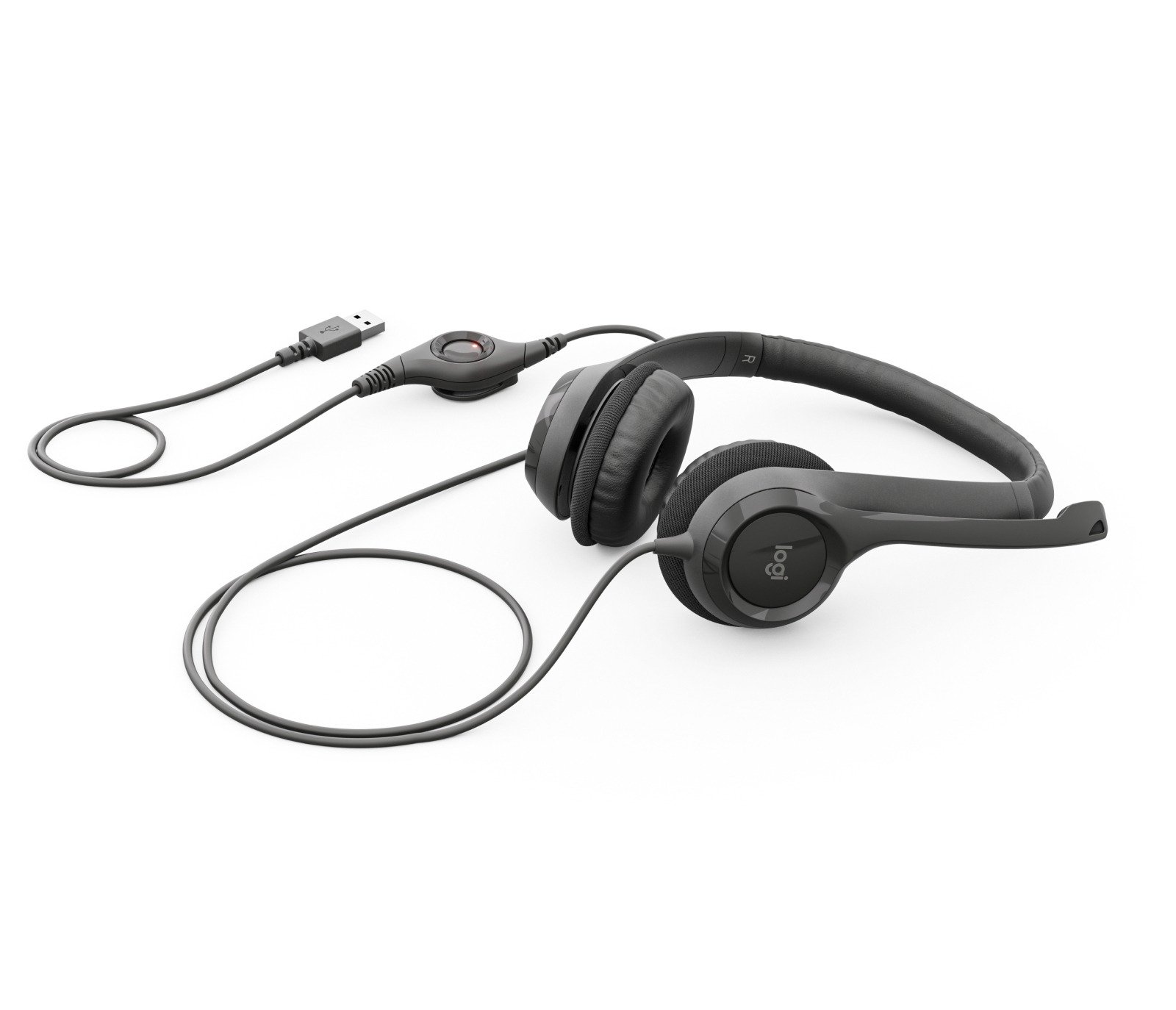 Logitech H390 USB Headset with Noise-Cancelling Mic