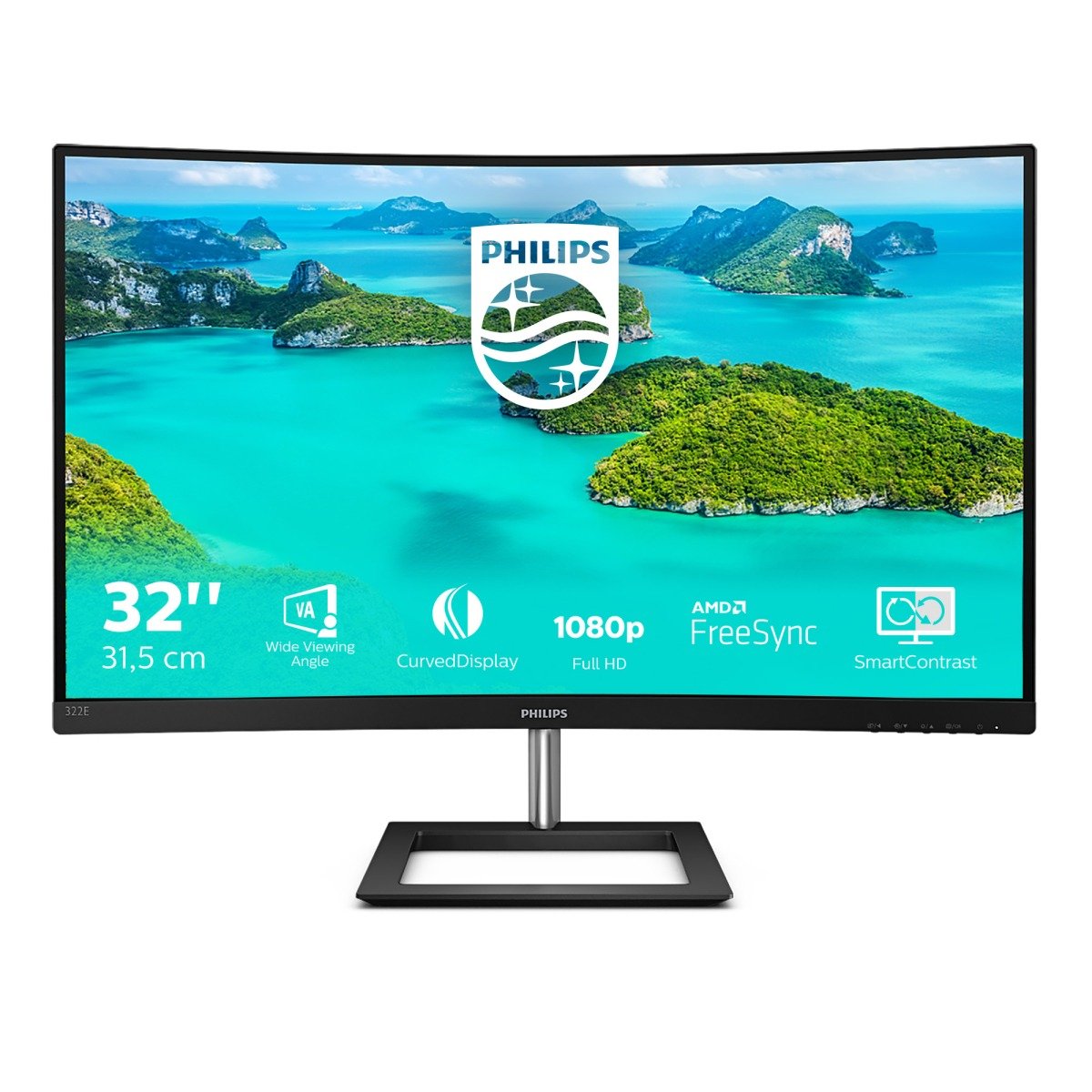 Philips E Line 322E1C/00 80 cm (31.5") 1920 x